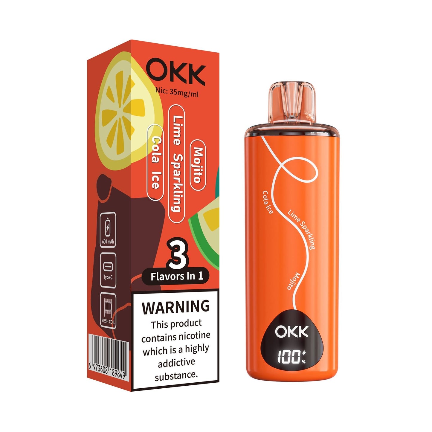 Okk Tripo 20000 Puff 35mg